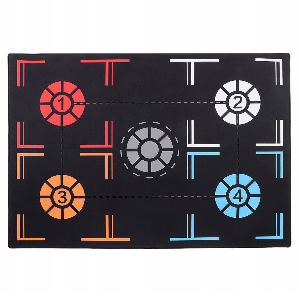 Basketball Training Mat Dribbling Ball Control Basketball Footstep Mat for Children Under 150cm