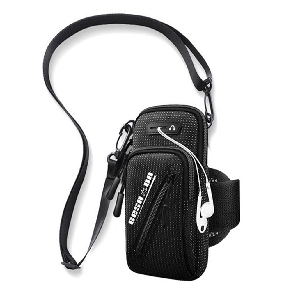 Sports Running Breathable Arm Bag Fitness Phone Storage Pouch Crossbody Bag for Phone within 7.2-inch
