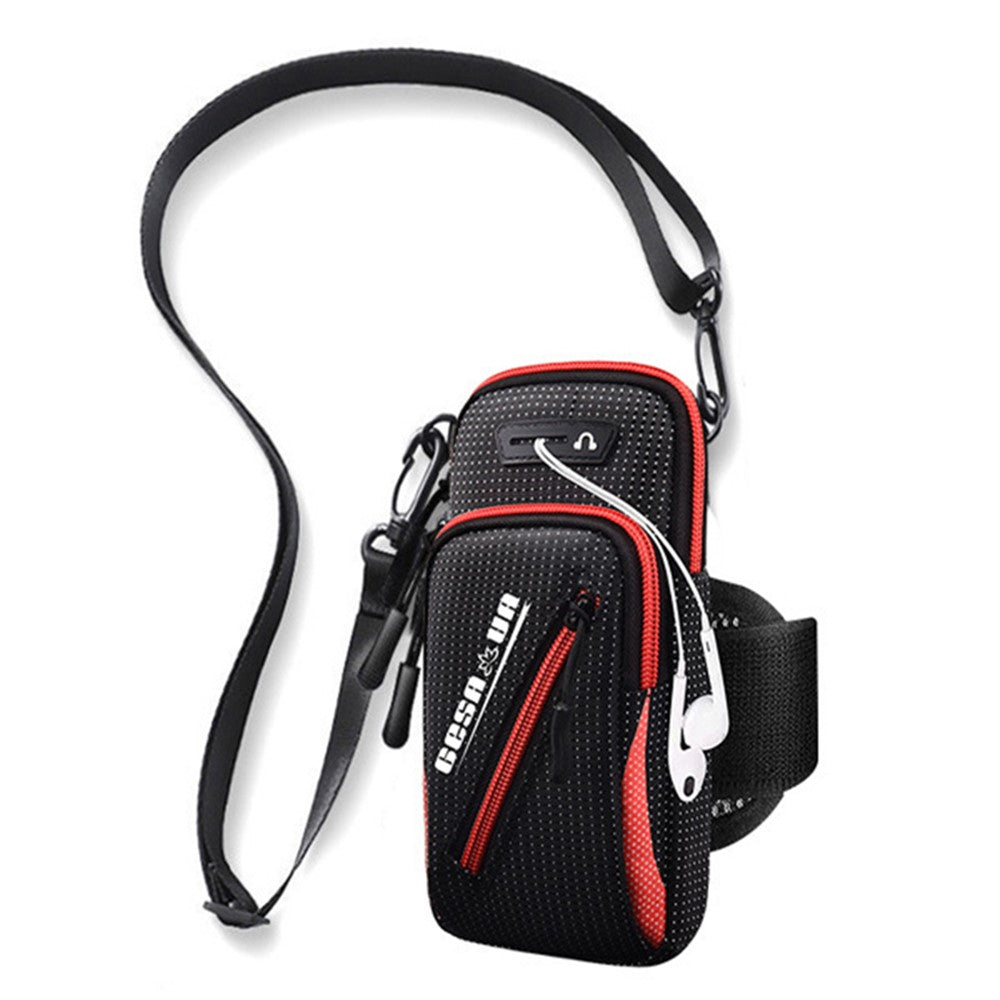 Sports Running Breathable Arm Bag Fitness Phone Storage Pouch Crossbody Bag for Phone within 7.2-inch