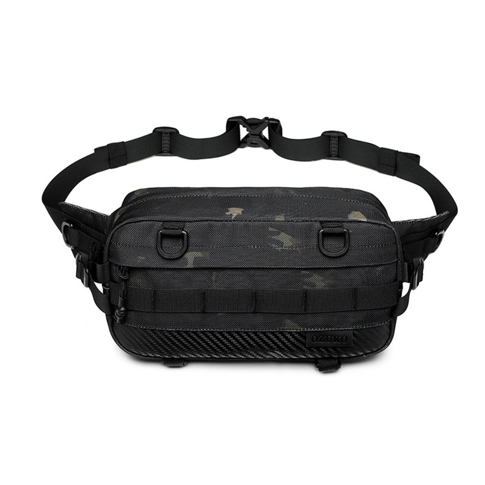 OZUKO 9676 Outdoor Tactical Men Crossbody Bag Oxford Cloth Chest Pack