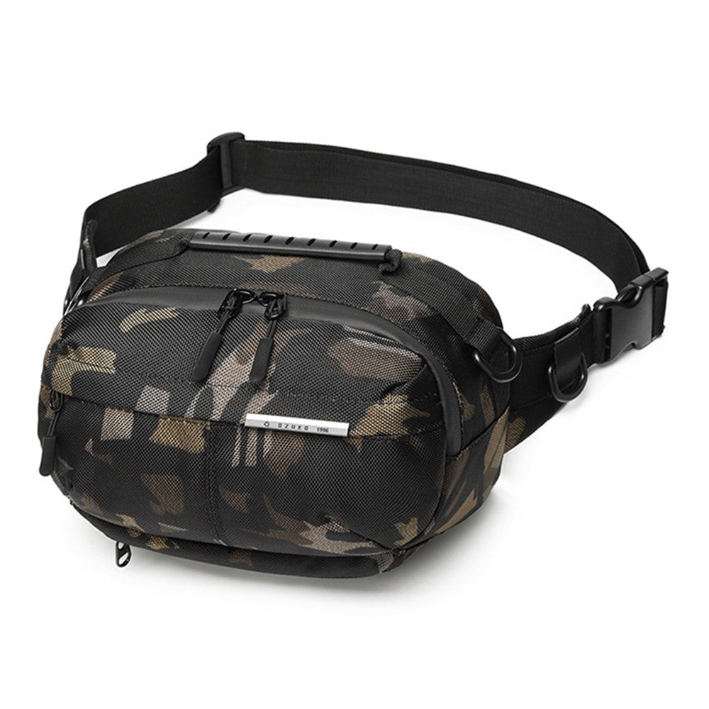 OZUKO 9260 Men Waterproof Crossbody Chest Bag Outdoor Sports Waist Bag