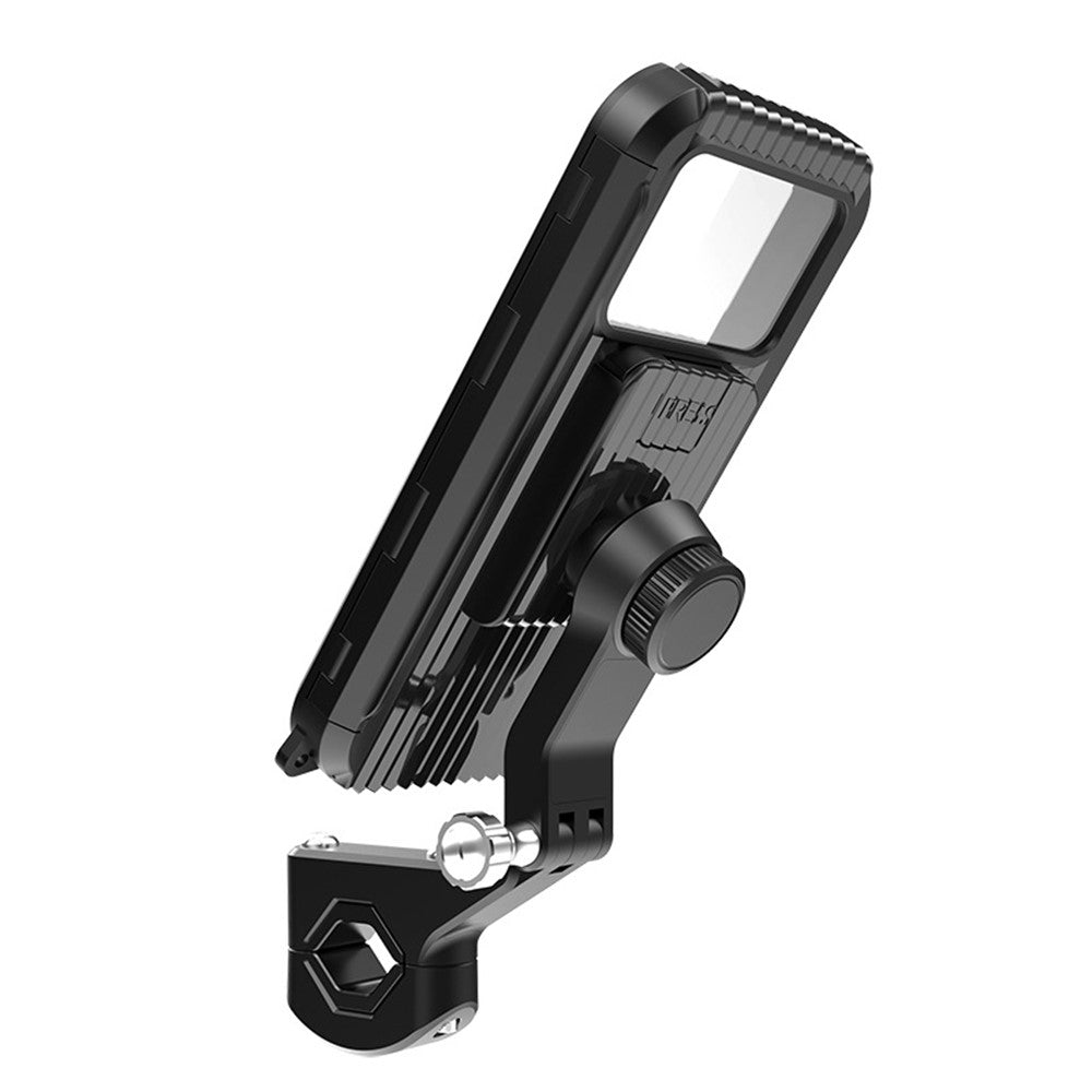 Z009A Bike Motorcycle Handlebar Mount Phone Holder Waterproof Cycling Mobile Phone Case Bracket