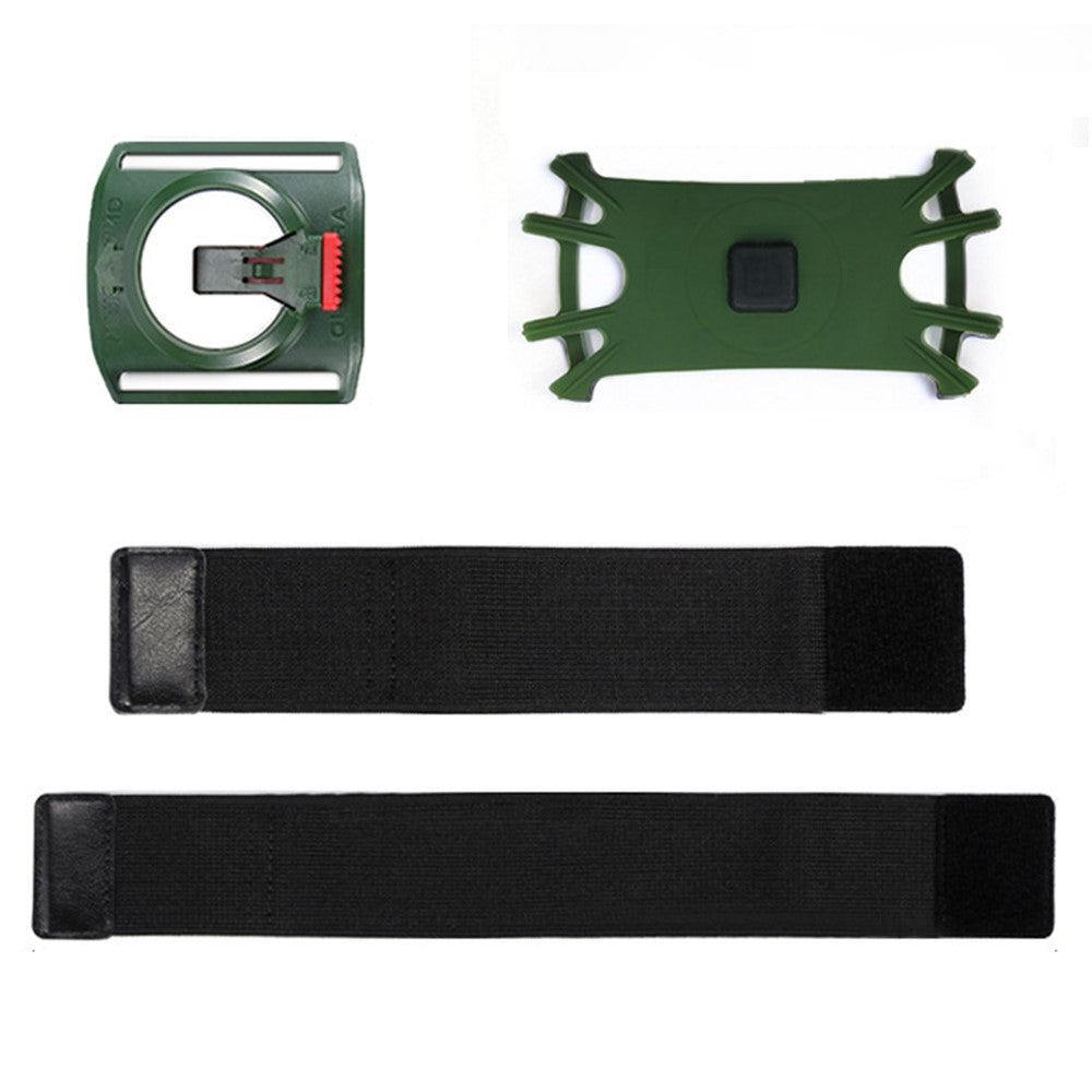 X02 Silicone Strap Design Detachable Phone Holder for iPhone 16 / 16 Plus / 16 Pro / 16 Pro Max Cycling Running Armband Phone Bracket