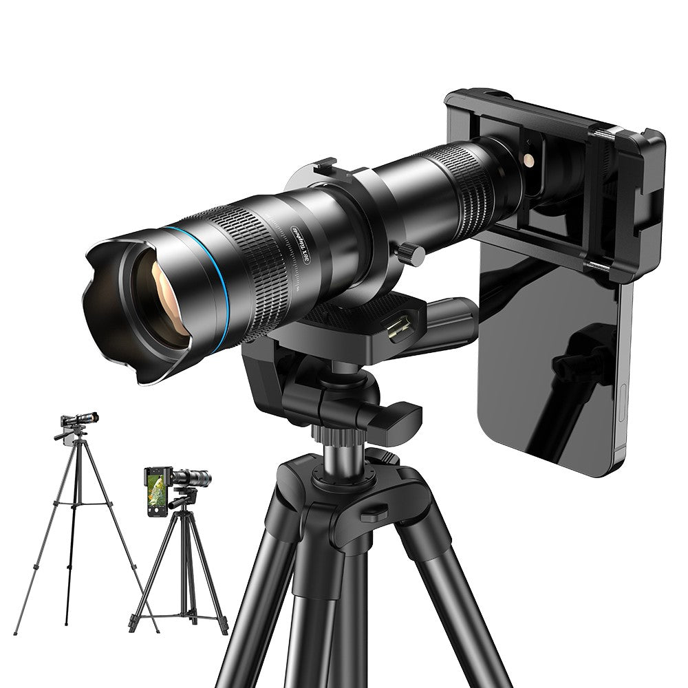 APEXEL APL-36XCR50 Aluminum Alloy 36X Telephoto Lens Phone Camera for Bird Watching Hiking