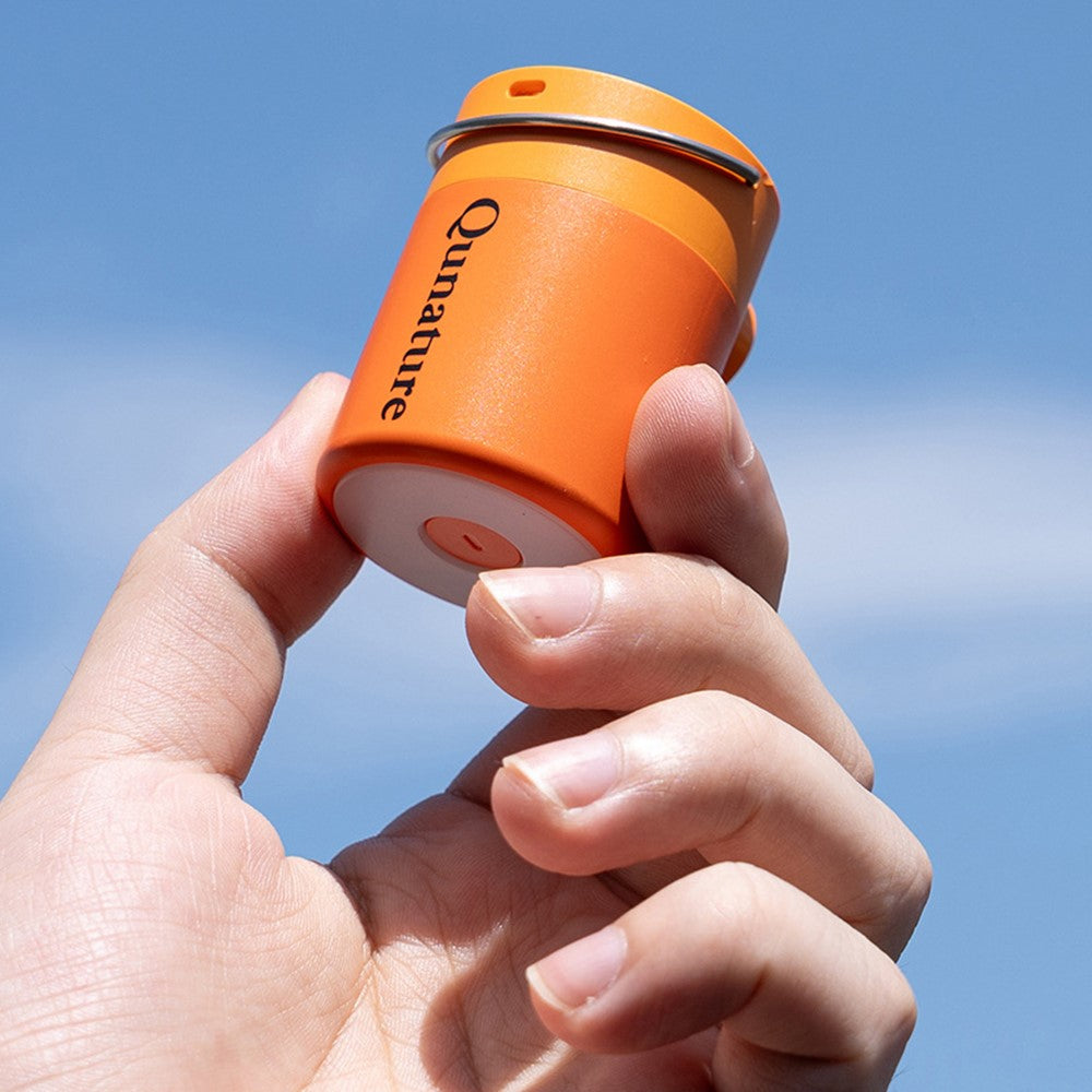 QUNATURE Outdoor Mini Electric Air Pump Magnetic Camping Hanging Lamp Swimming Ring Air Mattress Inflator