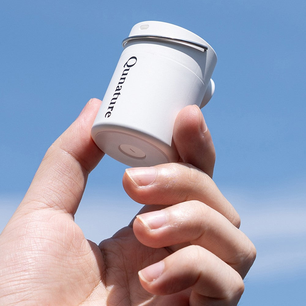 QUNATURE Outdoor Mini Electric Air Pump Magnetic Camping Hanging Lamp Swimming Ring Air Mattress Inflator