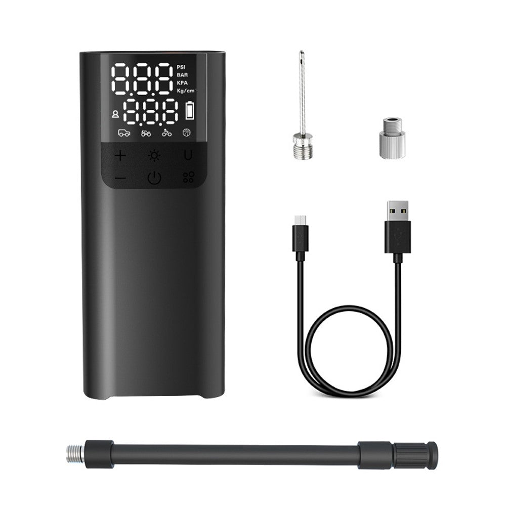 LP5 17-Cylinder High-Pressure Rapid Portable Tire Pump with Power Bank Function