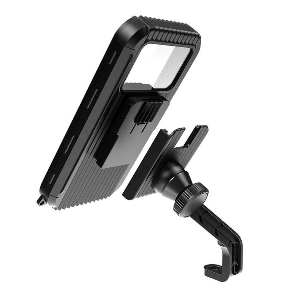 Z009B Bike Motorcycle Rearview Mirror Mount Waterproof Phone Case Cycling Cellphone Holder Bracket