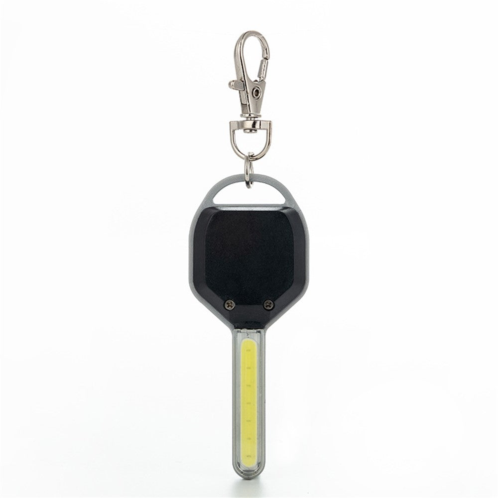 Mini LED Flashlight Keychain Portable LED Night Light Key Shaped Camping Emergency Lighting Illuminating Tool