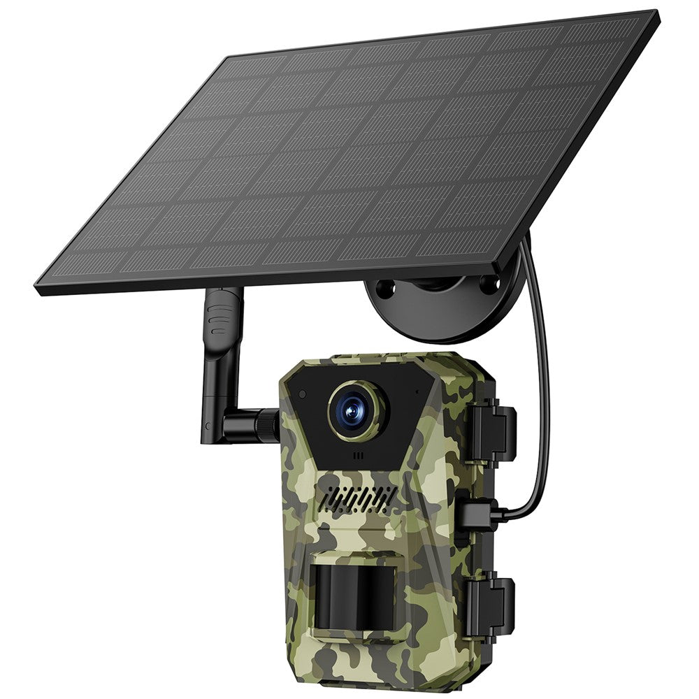 F8 Solar 4G Trail Camera Waterproof PIR Night Vision HD Outdoor Hunting Camera