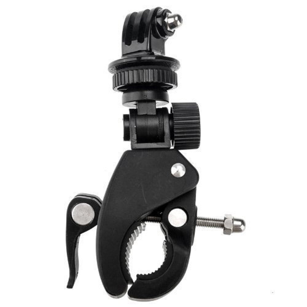 7035 Bike Bicycle Handlebar Mount Clamp 180 Degree Rotation Clip for GoPro Hero 10 9 8 7 6 5 4 3 Camera