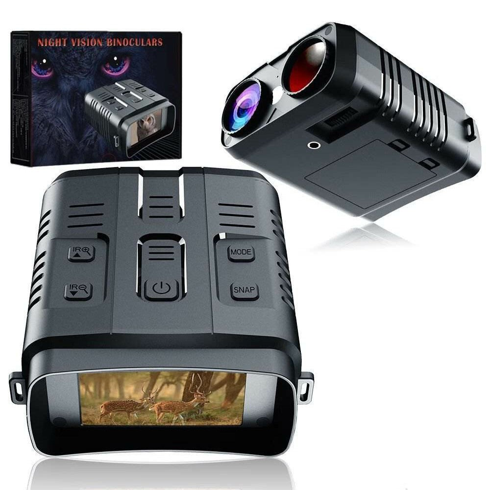 R19 Night Vision 2K Ultra HD Binoculars Digital Zoom 3.2 Inch Screen Outdoor Hunting Telescope