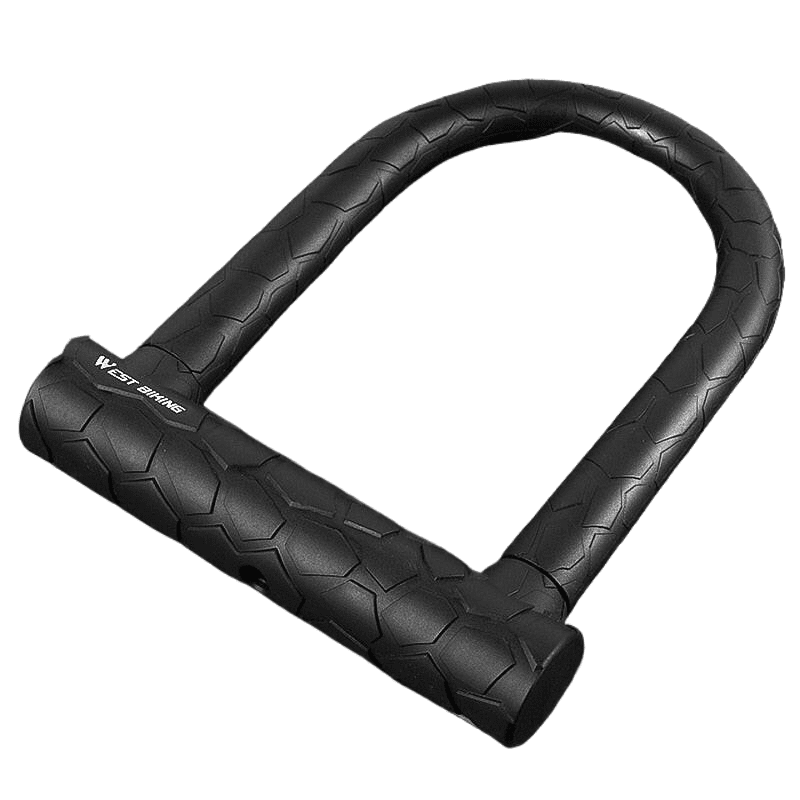 WEST BIKING Anti-theft Bike U Lock With 2 Keys MTB Road Bicycle Lock Motorcycle Scooter Security Cycling Accessories-WAYBIKER