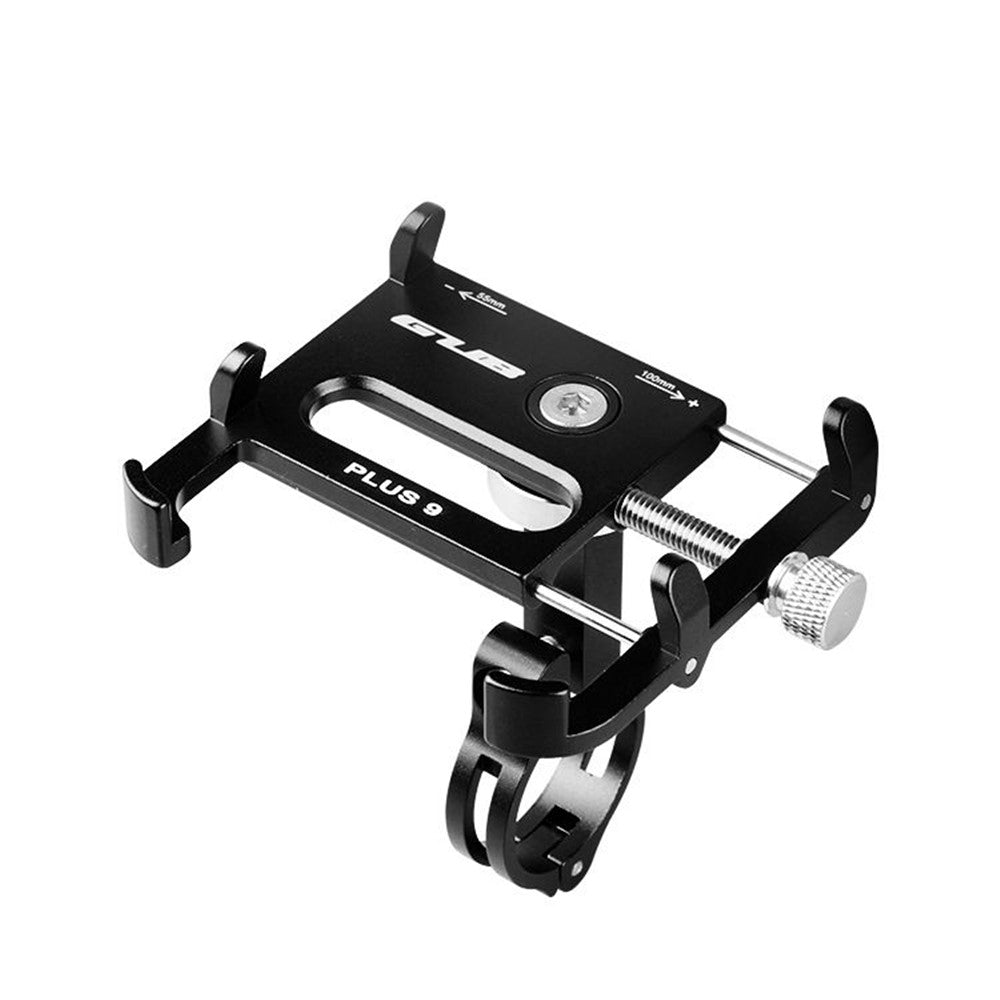 GUB PLUS 9 Aluminum Alloy Cell Phone Holder Bicycle Motorcycle Handlebar Holder Mount, Clamp Size: 55-100mm