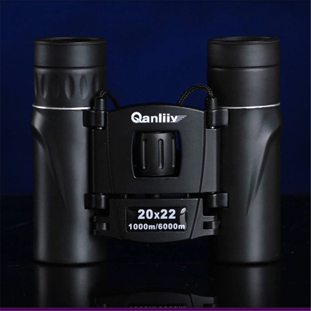 QANLIIY 20X22 Mini HD Binoculars Portable BAK-4 Prism Telescope Spotting Scope