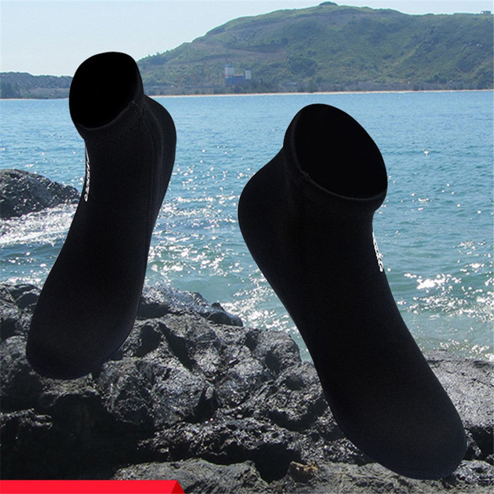 2mm Neoprene Diving Socks Anti-slip Warm Snorkeling Beach Swimming Shoes