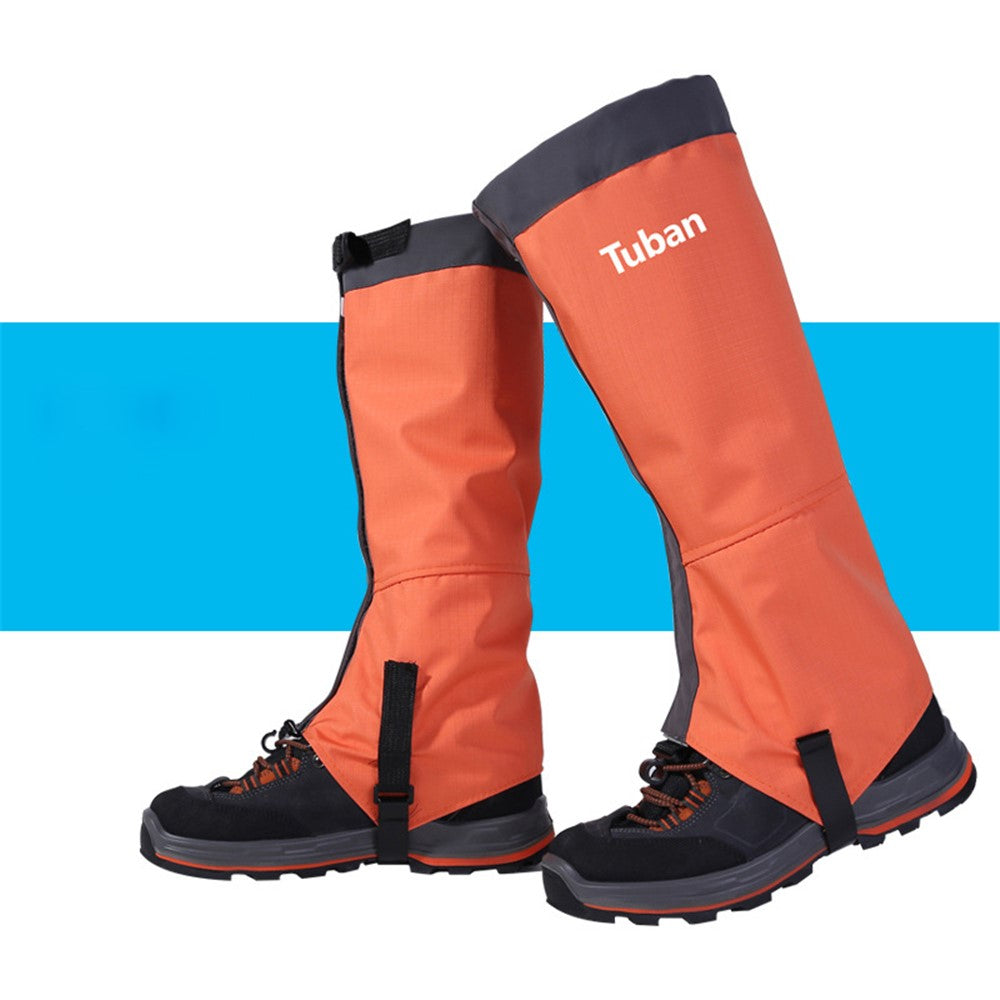 TUBAN Snow Gaiters Reinforced TPU Strap Breathable 420D Nylon Waterproof Boot Gaiters