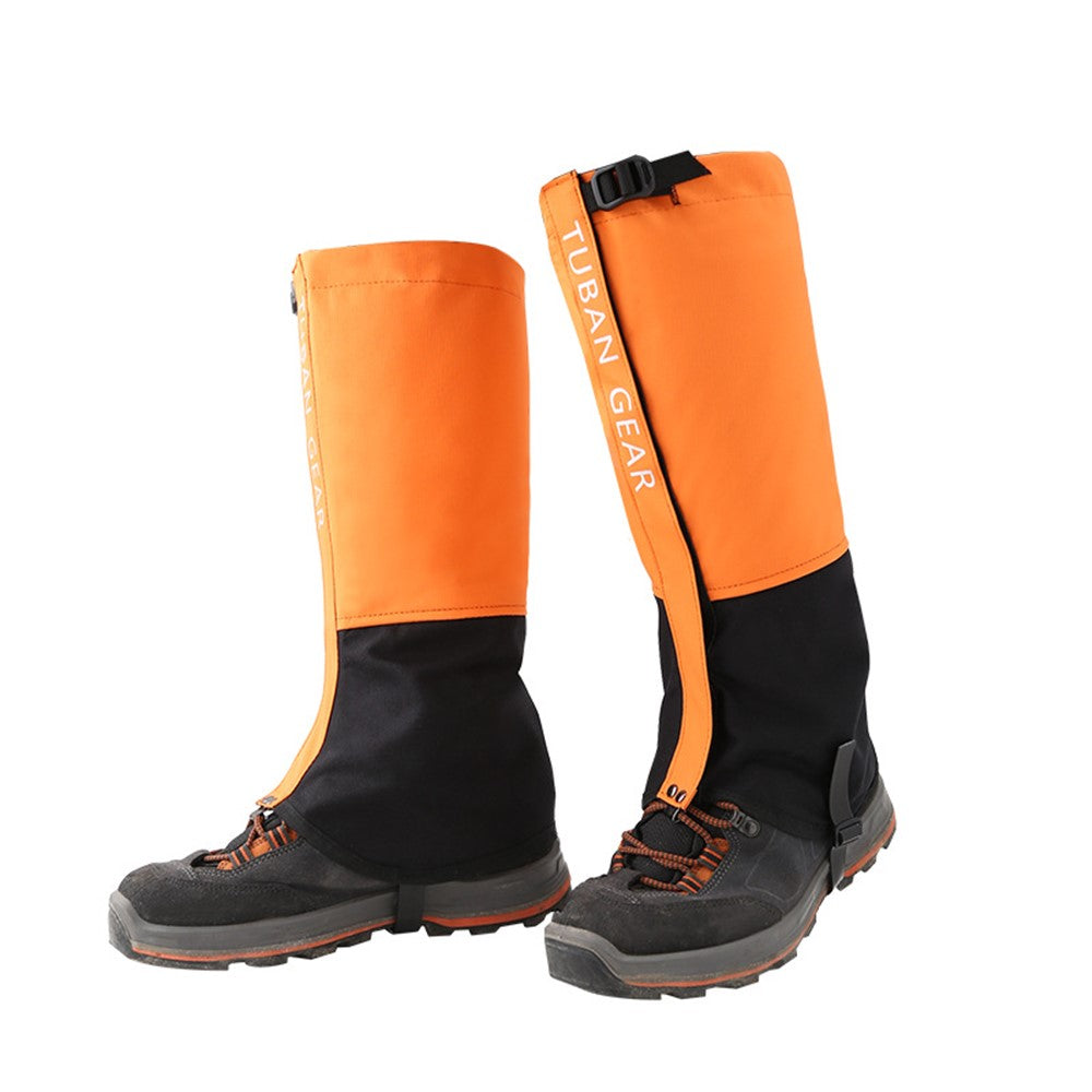 TUBAN Gear Reinforced TPU Strap Breathable 500D Nylon Hiking Gaiters Snow Gaiters