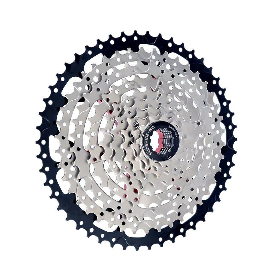 SUNSHINE Bicycle Cassette 8/9/10/11/12Speed Freewheel HG Structure Sprocket 32/36T/40T/42T/46T/50T/52T Flywheel For SHIMANO/SRAM-WAYBIKER