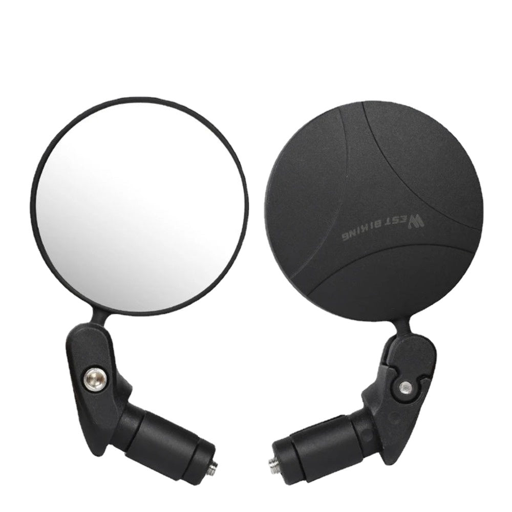 WEST BIKING 360 Rotate Bicycle Rearview Mirror Safety Cycling Rear View Mirror Bike Accessories For MTB Bike Handlebar Mirrors