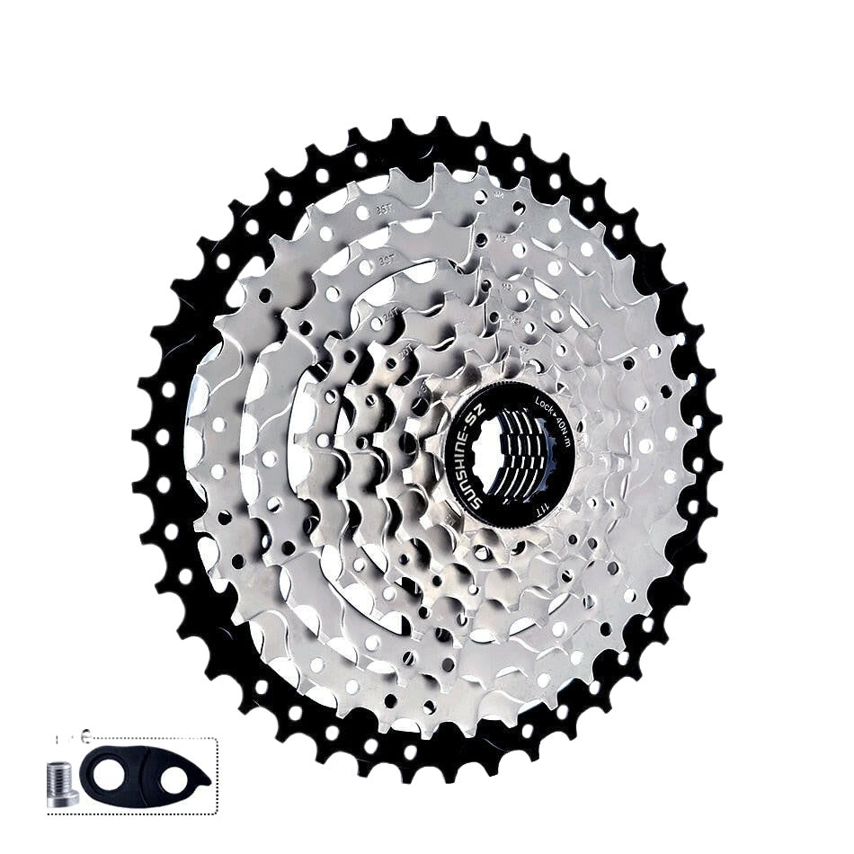 SUNSHINE Bicycle Cassette 8/9/10/11/12Speed Freewheel HG Structure Sprocket 32/36T/40T/42T/46T/50T/52T Flywheel For SHIMANO/SRAM-WAYBIKER