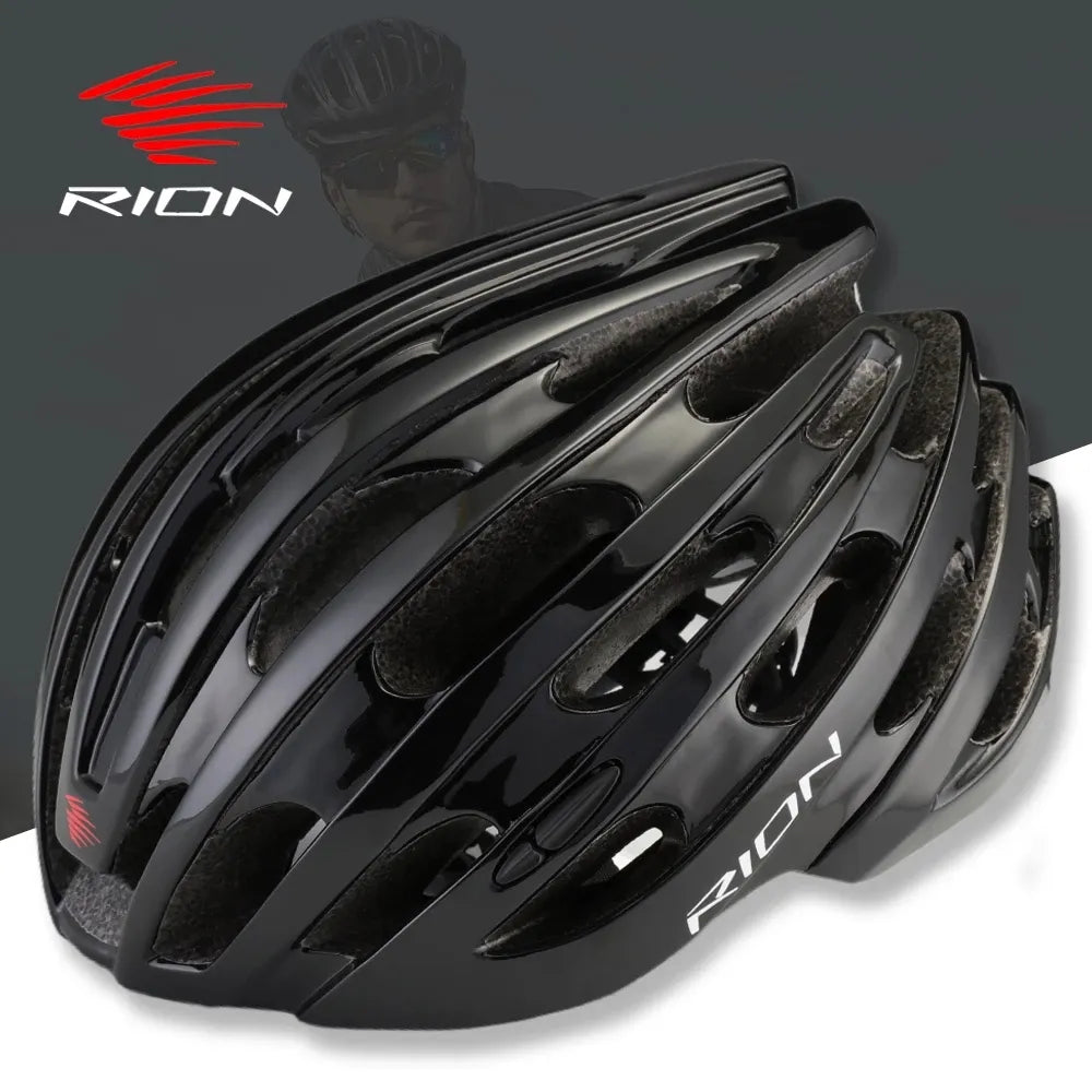 RION Cycling Safety Helmet Ultralight Outdoor Bicycle MTB Helmet Motorcycle Mountain Road Bike Racing Headset Cap for Man Woman-WAYBIKER