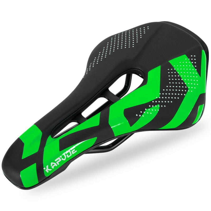 Kapvoe Bicycle Saddle MTB Bike Soft PU Leather Surface Breathable Riding Equipment Gel Pad Comfortable Cushion Bike Seat-WAYBIKER