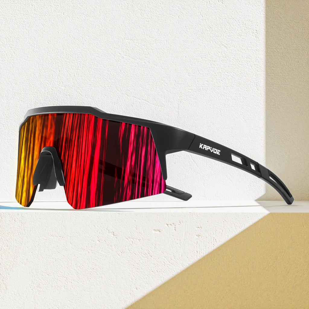 Kapvoe Kids Cycling Sunglasses MTB Fishing Sport Bicycle Glasses UV400 Child Camping Goggles Boys Girls Outdoor Bike Eyewear-WAYBIKER