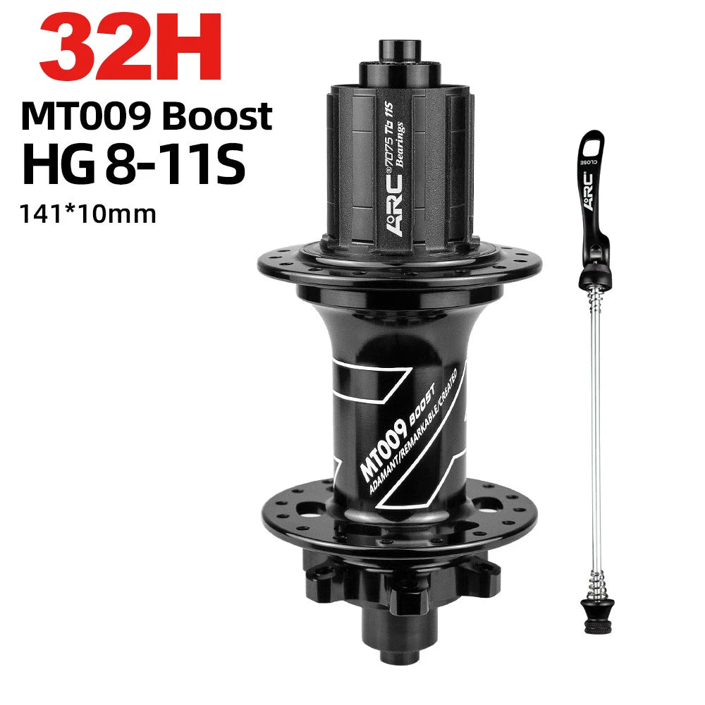 ARC MT009 BOOST front rear hub mtb mountain bike hub 28 32 holes 110mm 148mm 141mm HG MS micro spline XD 11 12 v bicycle freehub