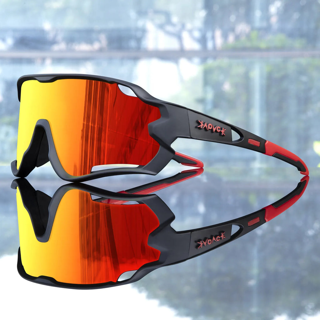 Kapvoe Cycling Sunglasses Outdoor UV400 MTB Mountain Bike Bicycle Riding Camping TR90 Glasses Eyewear Gafas Ciclismo-WAYBIKER