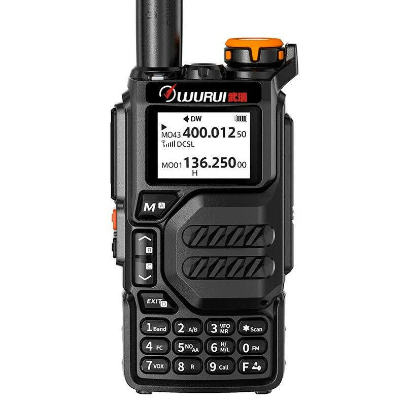 K5 air band walkie talkie scanner ham budget radios Two-way radio communication profesional Amateur long range uhf vhf FM-WAYBIKER