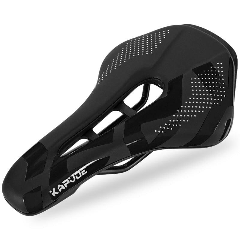 Kapvoe Bicycle Saddle MTB Bike Soft PU Leather Surface Breathable Riding Equipment Gel Pad Comfortable Cushion Bike Seat-WAYBIKER