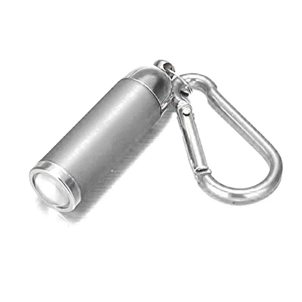 Torch Keychain Torch Hiking Mini Camping Lights Pocket Battery Powered Lamp Flashlights Portable Small Flashlight Key Ring-WAYBIKER