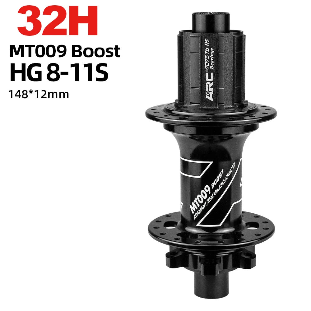 ARC MT009 BOOST front rear hub mtb mountain bike hub 28 32 holes 110mm 148mm 141mm HG MS micro spline XD 11 12 v bicycle freehub
