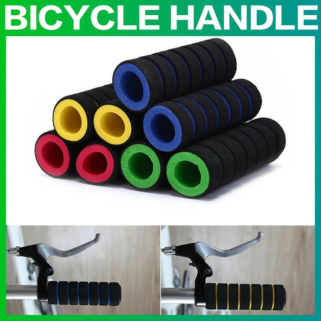 Bike Racing Bicycle Motorcycle Handle Bar Foam Sponge Grip Cover Non-slip Soft Handlebar Bike Bar wholesale-WAYBIKER