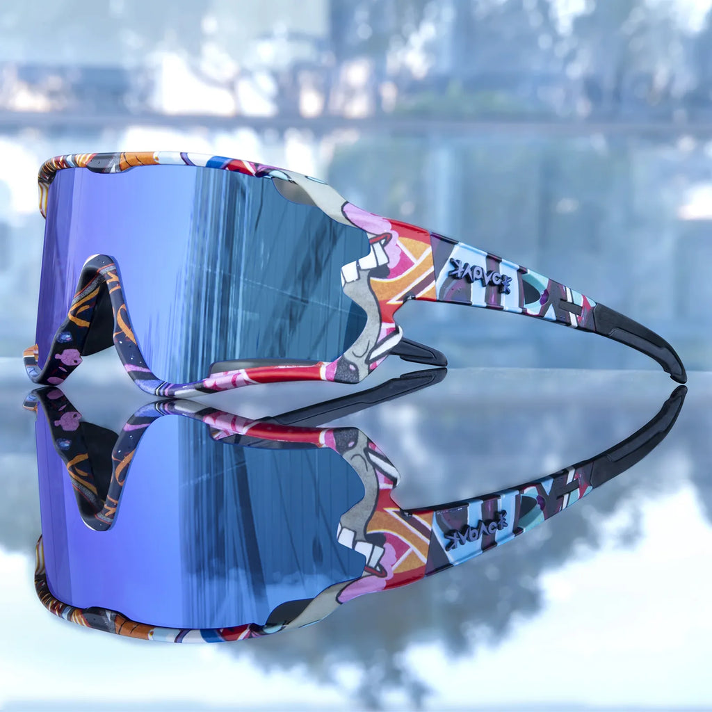 New Kapvoe Polarized Sports Men Cycling Sunglasses Road MTB Bike Outdoor Mountain Bike Riding Goggles Women UV400 Eyewear 5Lens-WAYBIKER