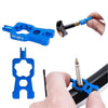 4 IN 1 Portable Repair Bicycle Valve Tools Valve Core Wrench MTB Road Bike Disassembly Installation Tool Removal Parts Blue-WAYBIKER