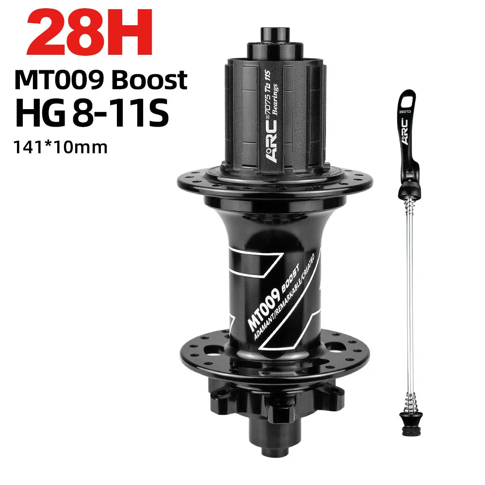ARC MT009 BOOST front rear hub mtb mountain bike hub 28 32 holes 110mm 148mm 141mm HG MS micro spline XD 11 12 v bicycle freehub