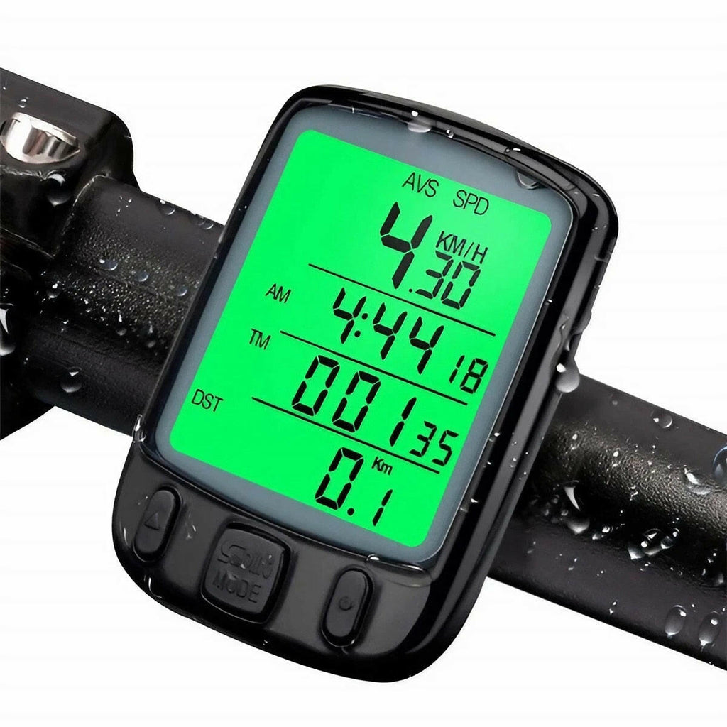 Bicycle Computer Waterproof Digital LCD Cycle Bike Computer Stopwatch Wire Odometer Speedometer Cycling
