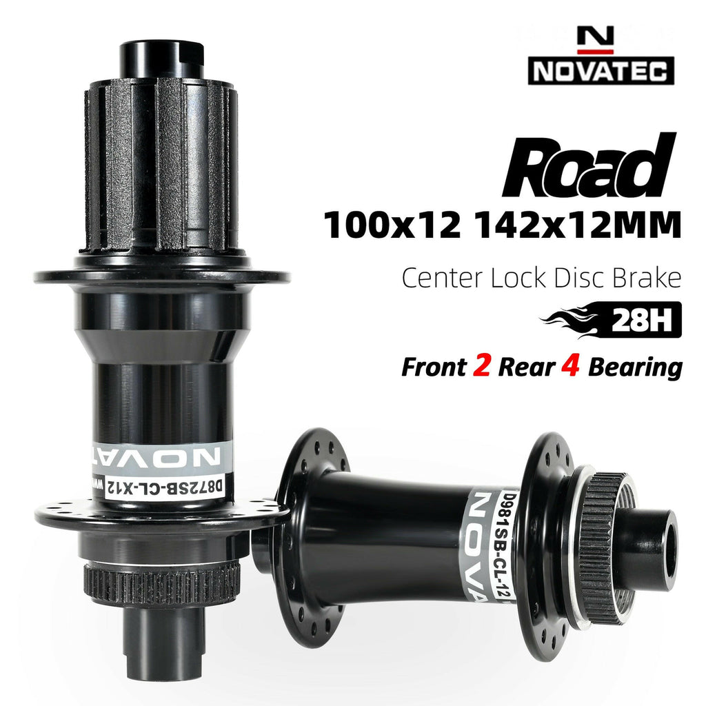 Novatec MTB/Road Bike Hubs D981SB/D872SB Bike Hub Center Lock Disc Bra