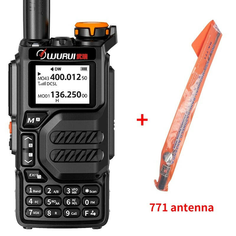 K5 air band walkie talkie scanner ham budget radios Two-way radio communication profesional Amateur long range uhf vhf FM-WAYBIKER