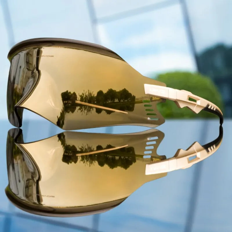 Outdoor Sports Men Women Photochromic Sunglasses Road Mountain Bicycle Cycling Glasses UV400 Protection Goggles Glasses 1 Lens-WAYBIKER