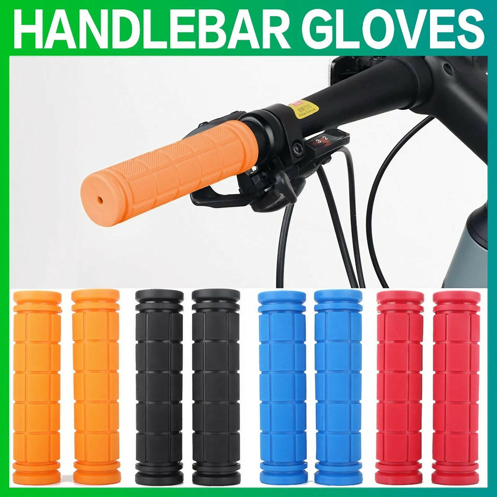 Bicycle Grips Rubber Anti-skid Handlebar Cover Bicycle Accessories Cycling HandleBar Grips Fixed Gear Dropshipping-WAYBIKER