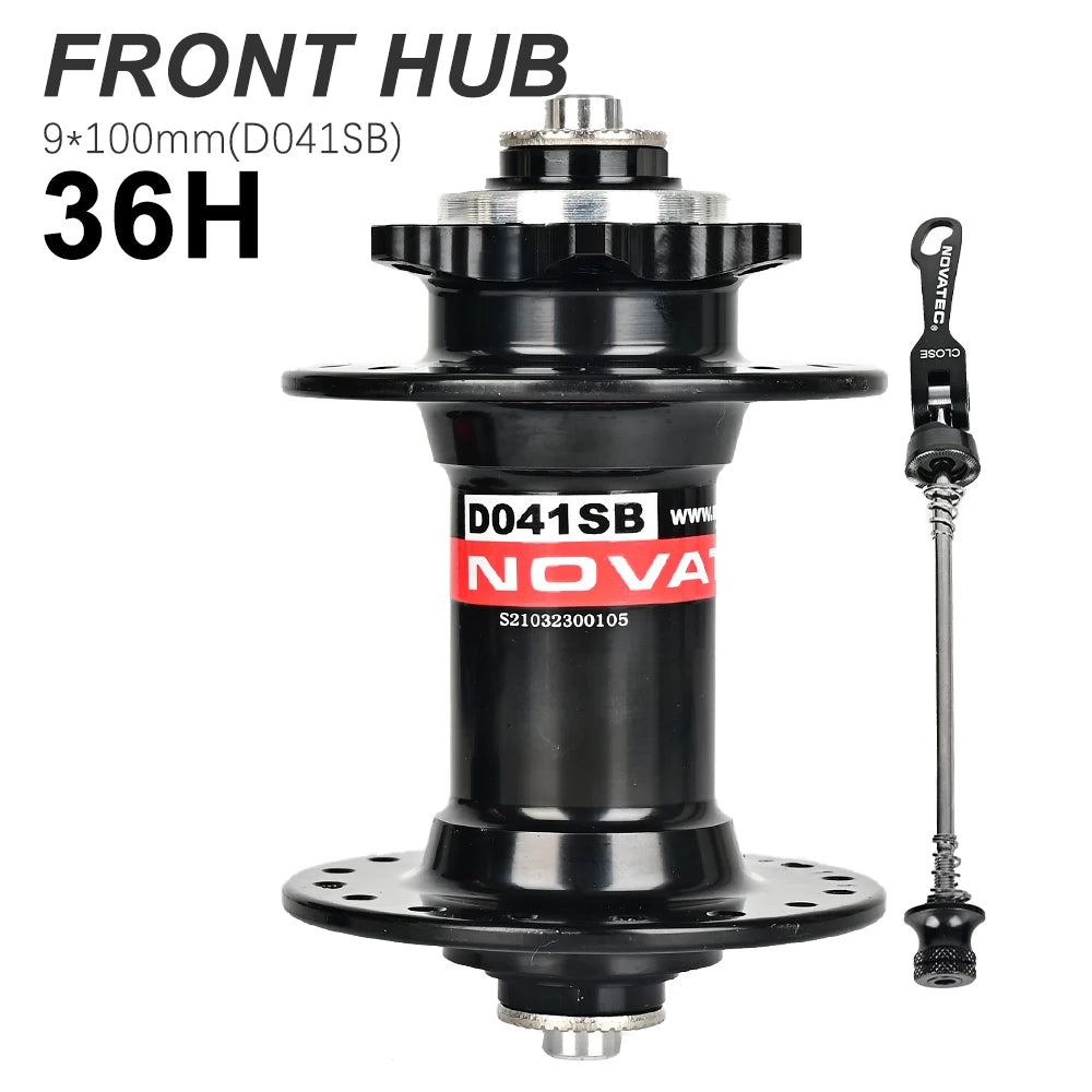 Novatec Hub 28H 32H 36H MTB hub D041SB D042SB Disc Card Brake Mountain Bike hubs Bicycle Hubs 4 Bearing HG 8 -11 Speed Red Black