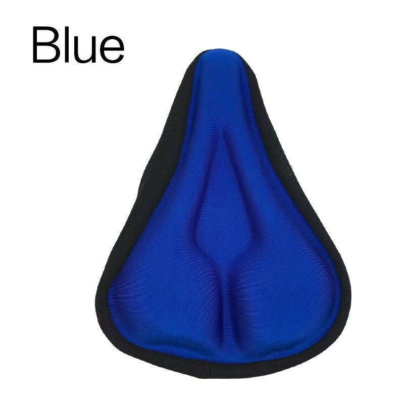 Bike Seat Cover Padded Wide Gel Soft Pad Exercise Bike Seat Cushion Wide Foam Bicycle Seat Cushion-WAYBIKER