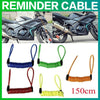 150cm Bike Spring Cable Lock Anti-Theft Rope Alarm Disc Lock Bicycle Security Reminder Motorcycle Theft Protection