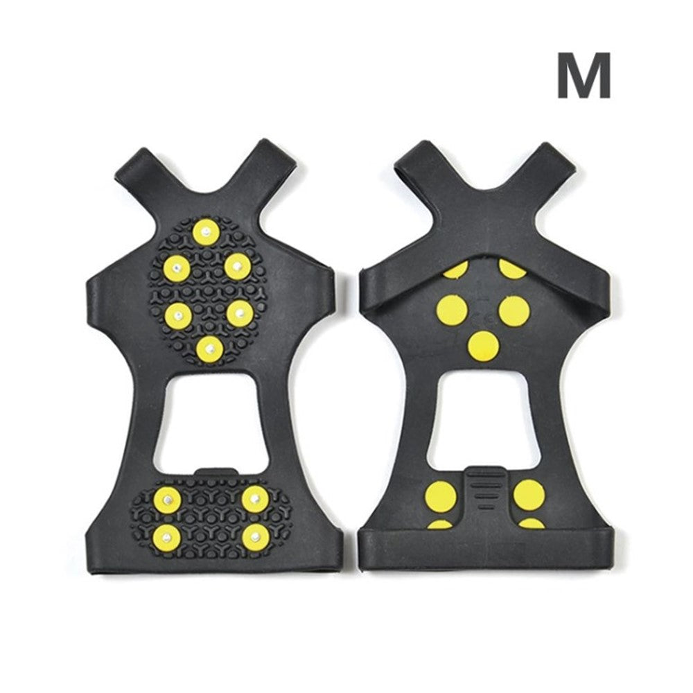 10 Teeth Anti-Slip Silicone Snow Shoes Ice Cleats Crampons for Winter Outdoor Activities