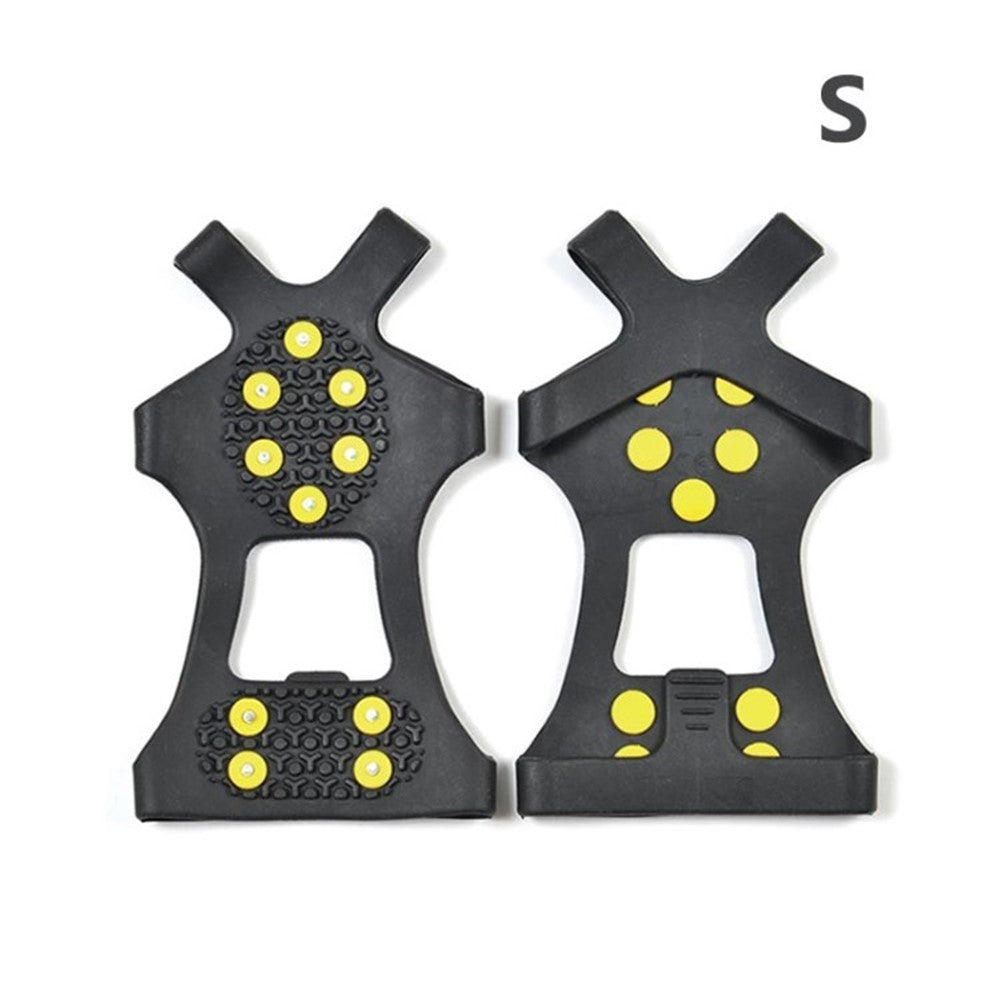 10 Teeth Anti-Slip Silicone Snow Shoes Ice Cleats Crampons for Winter Outdoor Activities