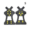 10 Teeth Anti-Slip Silicone Snow Shoes Ice Cleats Crampons for Winter Outdoor Activities