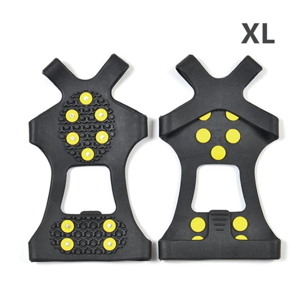 10 Teeth Anti-Slip Silicone Snow Shoes Ice Cleats Crampons for Winter Outdoor Activities